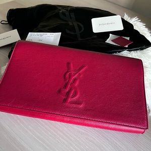 Saint Laurent Belle De Jour Clutch Patent Leather (Super New, Worn Once)